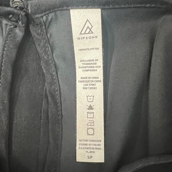 Ripzone Top Womens Small Ruffle Hem Lightweight Whimsigoth Witchy Dark Boho Chic - Picture 8 of 10